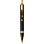 Ручка шариковая Parker IM UKRAINE Black GT BP Трезубец