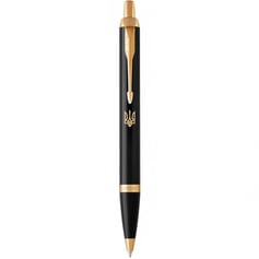 Ручка кулькова Parker IM UKRAINE Black GT BP Тризуб