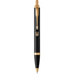 Ручка кулькова Parker IM UKRAINE Black GT BP Тризуб