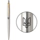 Ручка кулькова Parker JOTTER UKRAINE Stainless Steel GT BP Тризуб Володимира Великого