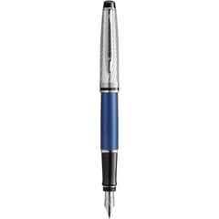 Ручка перьевая Waterman EXPERT Deluxe Metallic Blue CT FP F
