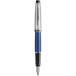Ручка перова Waterman EXPERT Deluxe Metallic Blue CT FP F