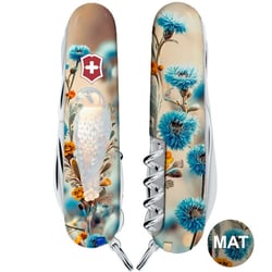 Швейцарський складаний ніж 91мм Victorinox HUNTSMAN UKRAINE 1.3713.7.T3260pw