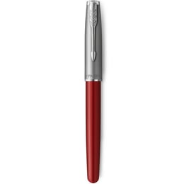 Ручка перьевая Parker SONNET Essentials Metal & Red Lacquer CT FP F
