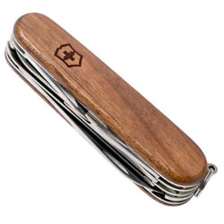 Швейцарський складаний ніж 91мм Victorinox HUNTSMAN WOOD 1.3711.63B1