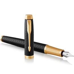 Ручка перьевая Parker IM Premium Black GT FP F