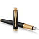 Ручка перова Parker IM Premium Black GT FP F
