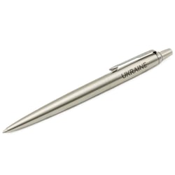 Ручка шариковая Parker JOTTER UKRAINE Stainless Steel CT BP Ukraine + Карта