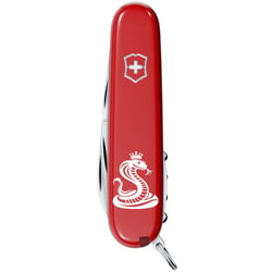 Швейцарський складаний ніж 91мм Victorinox SPARTAN ZODIAC Кобра з короною 1.3603.Z4330u