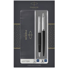 Подарунковий набір Parker JOTTER Bond Street Black CT (перова + кулькова)