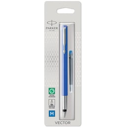 Ручка перьевая Parker VECTOR Blue FP M (блистер)