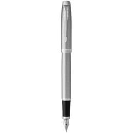 Ручка перьевая Parker IM Stainless Steel CT FP F