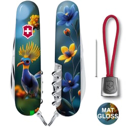 Швейцарский складной нож 91мм Victorinox SPARTAN DESIGN Райская синяя птичка 1.3603.3.R2090pk