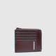 Картхолдер с монетницей Piquadro BLUE SQUARE (B2) Cognac PU1243B2R_MO