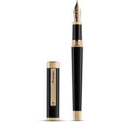 Ручка перова Montegrappa QUATTRO Black GT FP14 F ISZ4I24Y