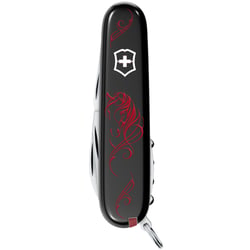 Швейцарський складаний ніж 91мм Victorinox SPARTAN ZODIAC Червоний кінь 1.3603.3.Z5361u
