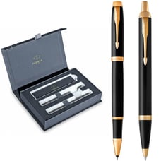 Подарунковий набір Parker IM Black GT RB+BP (ролер + кулькова)