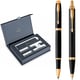 Подарочный набор Parker IM Black GT RB+BP (роллер + шариковая)