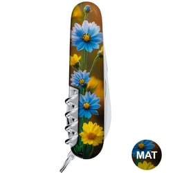 Швейцарський складаний ніж 91мм Victorinox SPARTAN UKRAINE 1.3603.7.T3170pw