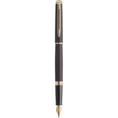 Ручка перова Waterman HEMISPHERE Metallic Lava Black GT FP F