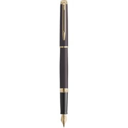 Ручка перьевая Waterman HEMISPHERE Metallic Lava Black GT FP F
