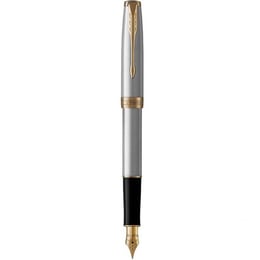 Ручка перьевая Parker SONNET Stainless Steel GT FP F