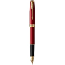 Ручка перова Parker SONNET Intense Red GT FP F