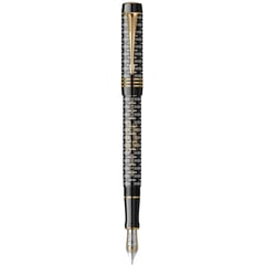 Ручка перова Parker DUOFOLD 100 Limited Edition Black FP18 F