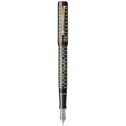 Ручка перьевая Parker DUOFOLD 100 Limited Edition Black FP18 F