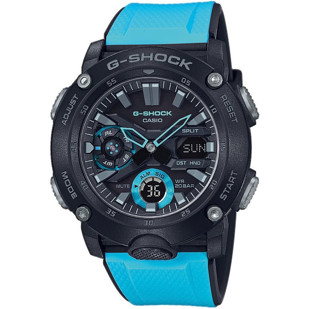 Годинник 49 мм Casio G-SHOCK Carbon Core Guard GA-2000-1A2