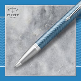 Ручка шариковая Parker IM Premium Blue Grey CT BP