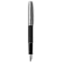 Ручка перьевая Parker SONNET Essentials Metal & Black Lacquer CT FP F