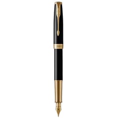 Ручка перова Parker SONNET Black Lacquer GT FP18 F