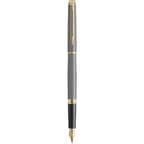 Ручка перова Waterman HEMISPHERE Metallic Stone Grey GT FP F