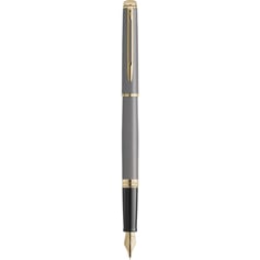 Ручка перова Waterman HEMISPHERE Metallic Stone Grey GT FP F