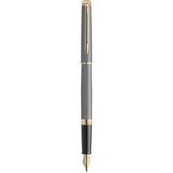 Ручка перьевая Waterman HEMISPHERE Metallic Stone Grey GT FP F