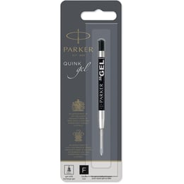 Стержень Parker QuinkFlow GEL гелевый черный F (в блистере)