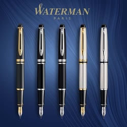 Ручка перова Waterman EXPERT Stainless Steel GT FP F