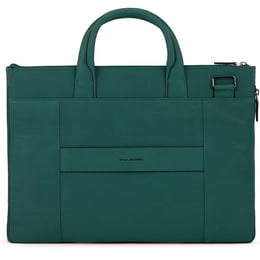 Сумка для ноутбука 15.6″ Piquadro BLACK SQUARE (B3) Cinnabar Green CA4021B3_VE3