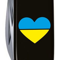 Швейцарський складаний ніж 91мм Victorinox SPARTAN UKRAINE 1.3603.3_T1090u