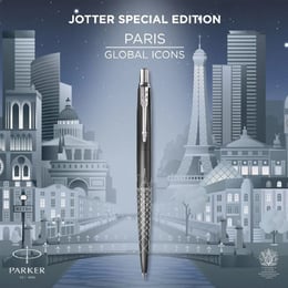 Ручка кулькова Parker JOTTER Global Icons Paris Grey CT BP (Special Edition)