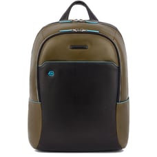 Рюкзак для ноутбука 14″ Piquadro BLUE SQUARE (B2) Olive-Black CA3214B2_VEN