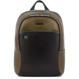 Рюкзак для ноутбука 14″ Piquadro BLUE SQUARE (B2) Olive-Black CA3214B2_VEN