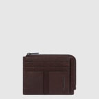 Картхолдер з монетницею Piquadro HEDLEY (W130) Dark Brown PP4822W130R_TM