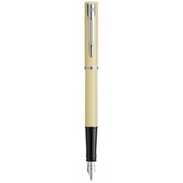Ручка перова Waterman ALLURE Pastel Yellow CT FP F + упаковка картриджів Mini (блістер)