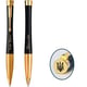 Ручка кулькова Parker URBAN UKRAINE Twist Muted Black GT BP Тризуб на торці + Слава Україні