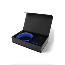 Подарочный набор: ремень + картхолдер Piquadro BLUE SQUARE (B2) Black CUBOX15B2R_N