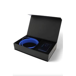 Подарочный набор: ремень + картхолдер Piquadro BLUE SQUARE (B2) Black CUBOX15B2R_N