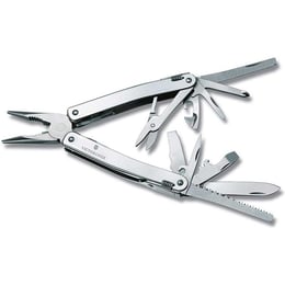 Мультитул Victorinox SWISSTOOL SPIRIT X PLUS 3.0235.L + коричневый кожаный чехол