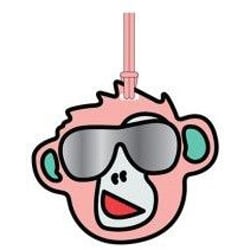 Брелок Kipling MONKEY FUN TAG Peachy Pink Fun (78Y)